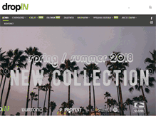 Tablet Screenshot of dropin.com.mk