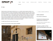Tablet Screenshot of dropin.cz